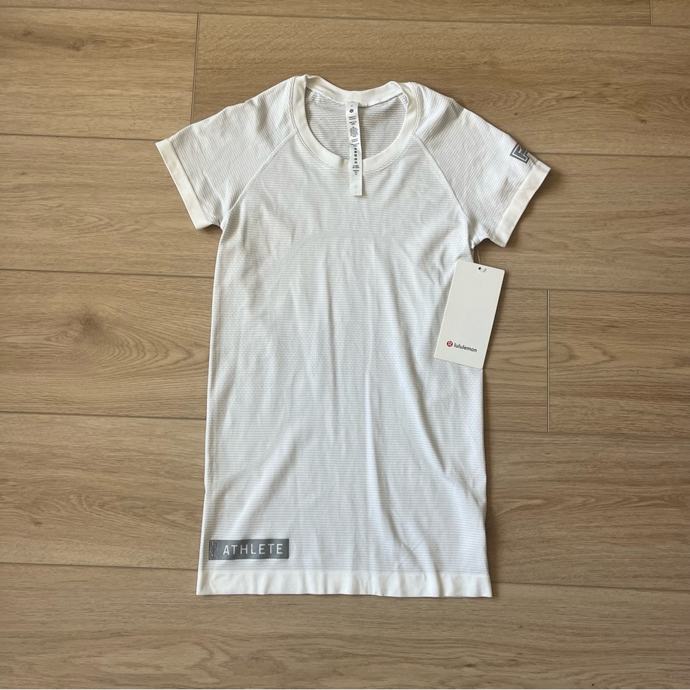 lululemon athletica White Short Sleeve Athletic Tee